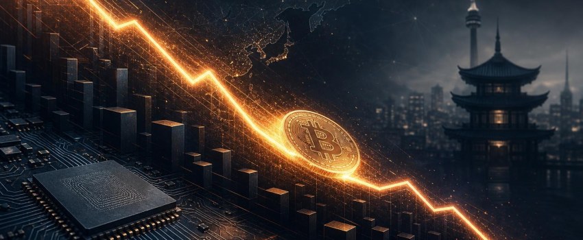Bitcoin scivola verso 63.000 dollari mentre il crollo del Kospi riaccende l’avversione al rischio
