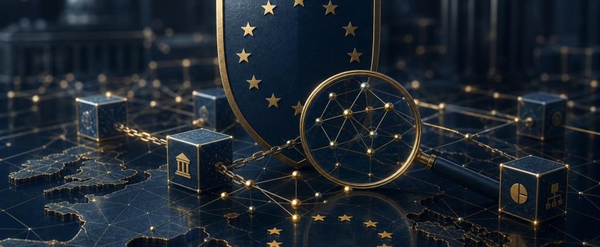 UE, il nuovo divieto sulle crypto estende i controlli a proprietà e governance delle società MiCA