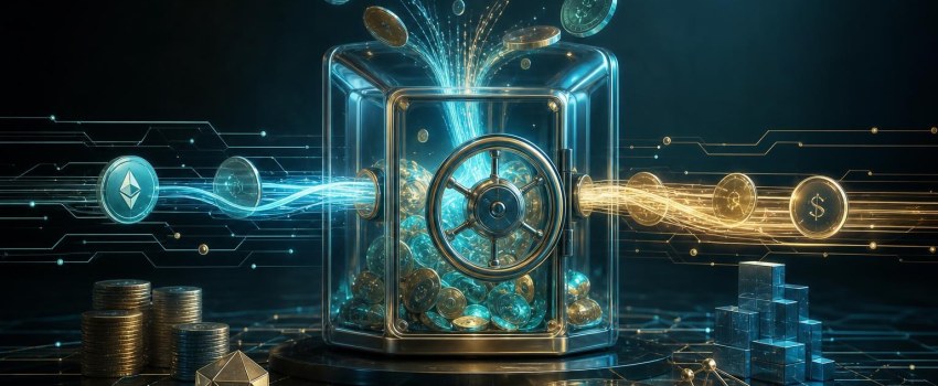 Come usare una vault DeFi: deposito, quote, rendimento e rischi spiegati