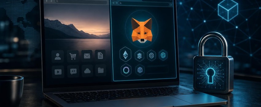 Come isolare MetaMask dal browser principale: profili, dApp e sicurezza operativa