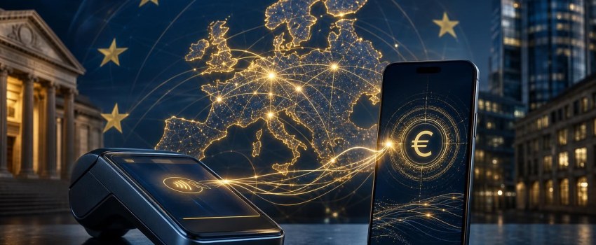 Euro digitale, la BCE apre ai merchant online per il pilot del 2027